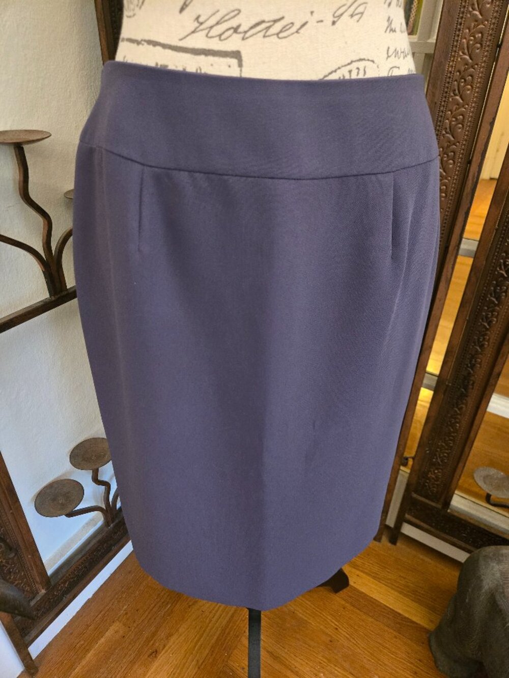 Style & Co. Deep Periwinkle Pencil Skirt, Sz 8